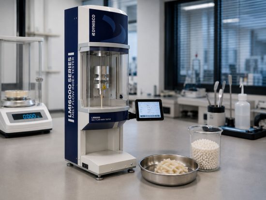 MFR und MVR Prüfung mit Dynisco LMI6000 im Kunststofflabor