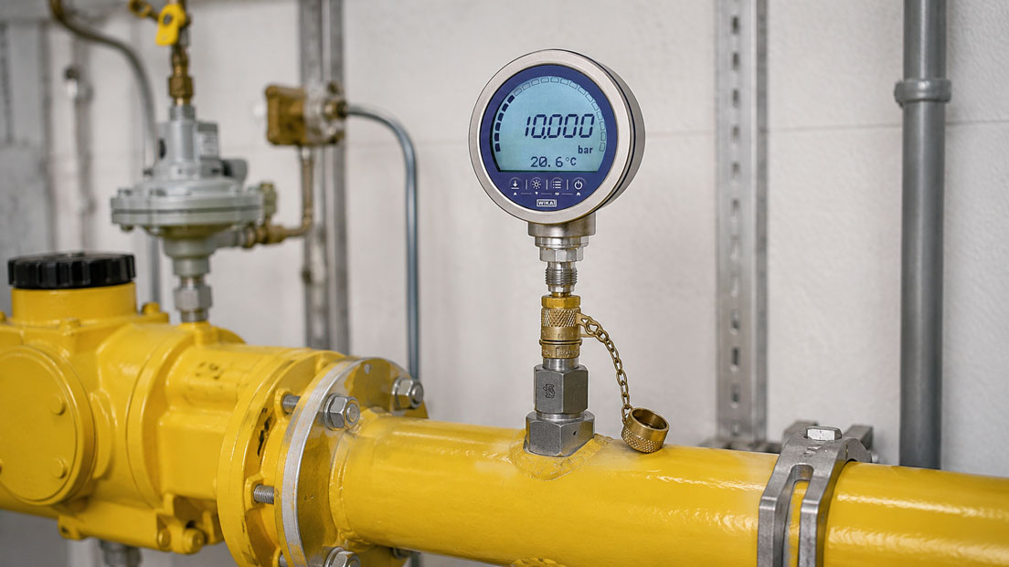 MINIMESS DVGW Gasmessstelle mit WIKA CPG1500 Digitalmanometer