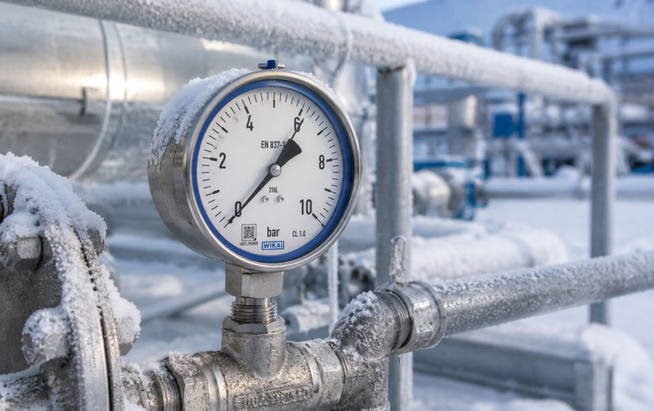 Manometerfüllung bei niedrigen Temperaturen – Glycerin oder Silikonöl richtig auswählen