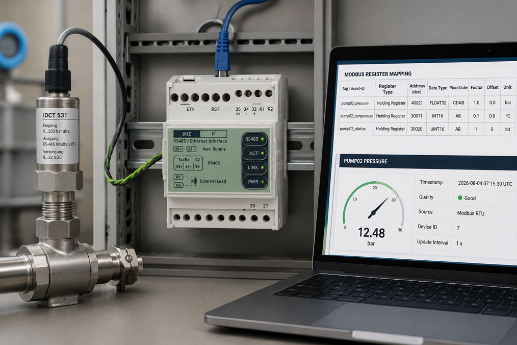 Modbus Sensoren ins IIoT integrieren Register Mapping und Messwertskalierung korrekt umsetzen