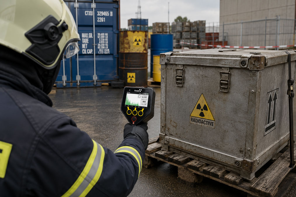 Radionuklid Identifikation bei Mischstrahlung mit GRAETZ RadXplore ident