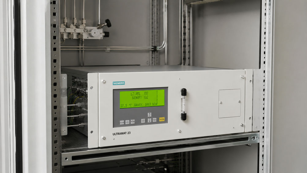 Sauerstoffmessung im Prozess mit Siemens ULTRAMAT 23