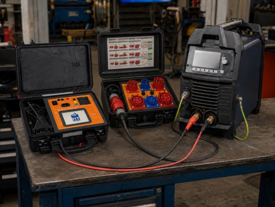 Schweißgeräteprüfung nach DIN EN IEC 60974 4 – Leerlaufspannung, Schutzleiter und Ableitstrom prüfen
