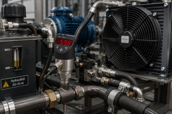 Temperaturschalter mit Hysterese im Hydraulikaggregat – häufiges Schalten vermeiden