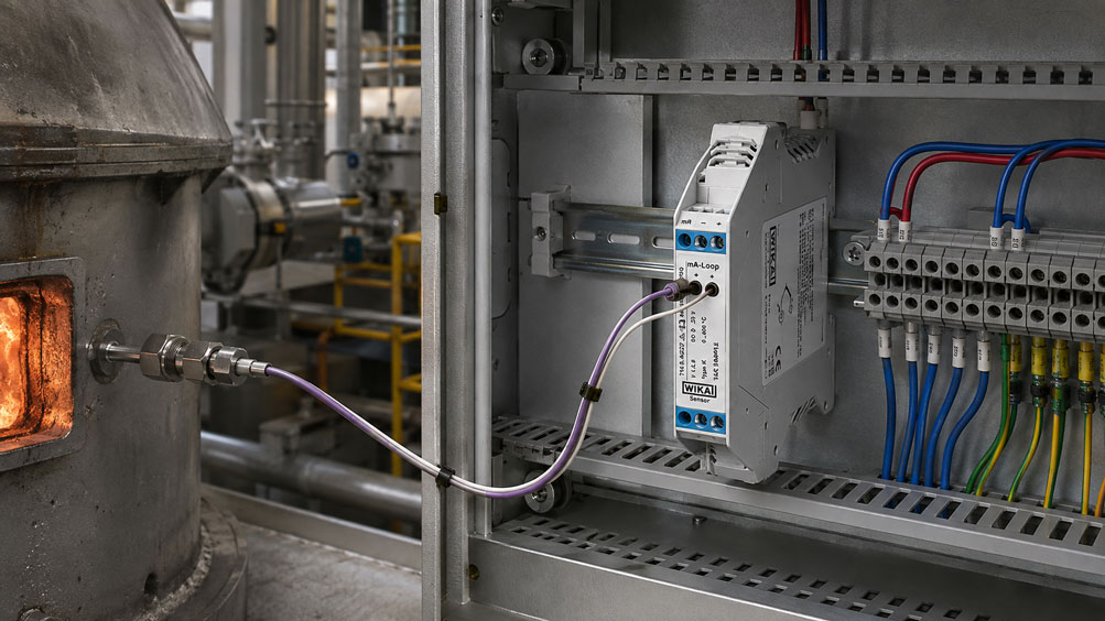 Thermoelement Kaltstellenkompensation – Typ K Messstelle mit WIKA T16 korrekt anschließen