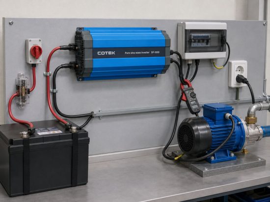 Wechselrichter für Motoren richtig dimensionieren – Anlaufstrom und Spitzenleistung berücksichtigen