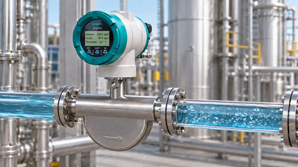Coriolis Dichtewert zur Erkennung von Prozessänderungen und Gasblasen