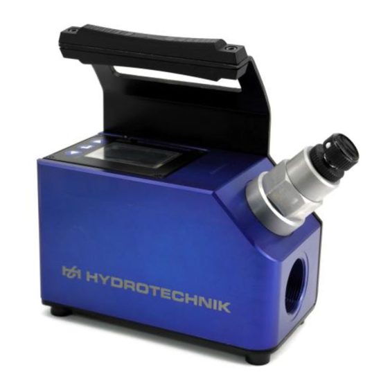 HySense® QL 400 – Compact hydraulic measurement and load module with manually adjustable throttle valve and TFT display