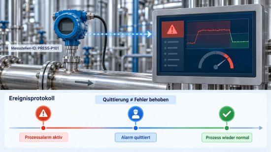 Alarmquittierung und Prozessereignisse sauber dokumentieren