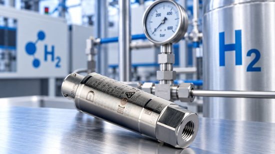 Präzisionsdrucksensor im Wasserstofflabor